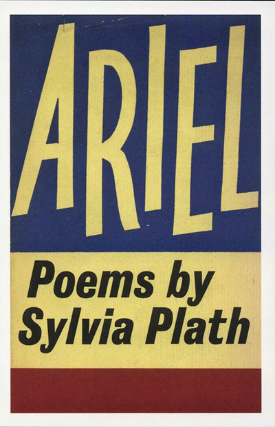 Ariel book cover, Sylvia Plath